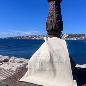 Shopper bag tutta 'a vita affacciata all ’ammore -spedizione inclusa-